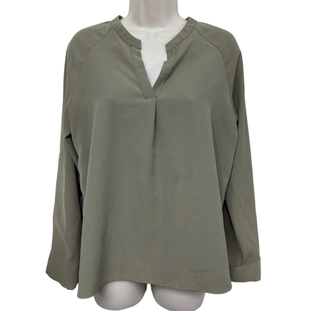 Lord & Taylor Popover Top Sz M